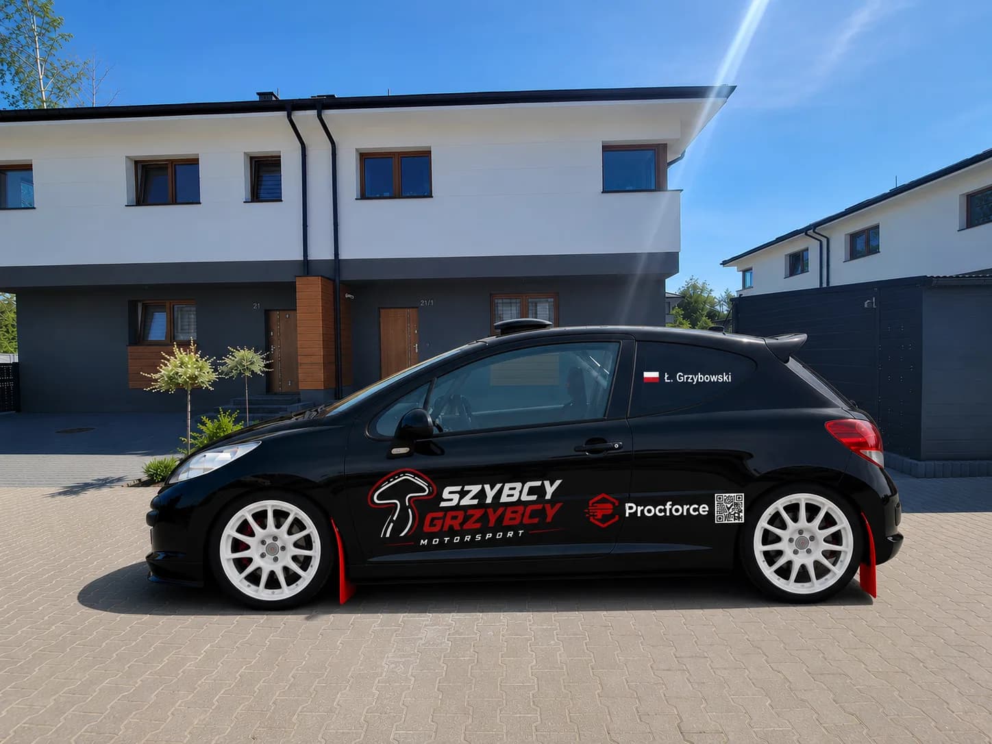 Peugeot 207 RC, widok z boku